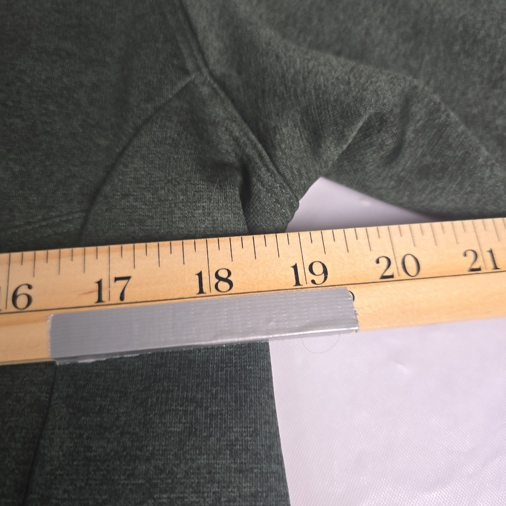 The North Face 1/2 Zip Fleece Pullover Mens Large Green Jacket EUC Long Sleeve S - Picture 8 of 11